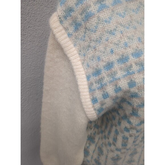 Samband of Iceland Sweater LG 100%  Pure New Wool Fair Isle Slouchy - Picture 5 of 11